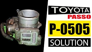 P0505How to Fix Toyota Passo Engine Code Error Easy Solution idle [upl. by Orsay]