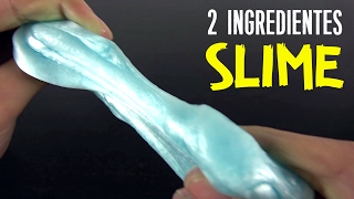 SLIME CON SOLO 2 INGREDIENTES [upl. by Aynotal]