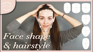 Good hairstyles for your face shape amp how to determine your shape  Justine Leconte [upl. by Yerroc]