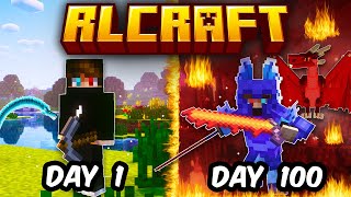 I Spent 100 Days in RLCRAFT FULL MOVIE [upl. by Assenay564]