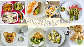 7 DESAYUNOS SALUDABLES PARA NIÑOS y adultos  recetas fáciles y rápidas [upl. by Fishbein]