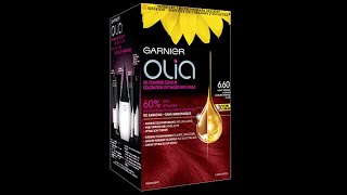 Garnier Olia Light Intense Auburn Dye [upl. by Nosdivad]