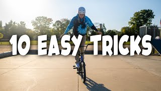 10 Easy Beginner BMX Tricks [upl. by Ikoek22]