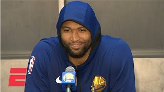 DeMarcus Cousins felt like a kid on Christmas in Warriors debut  NBA Sound [upl. by Fital]