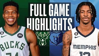 BUCKS at GRIZZLIES  FULL GAME HIGHLIGHTS  December 15 2022 [upl. by Jeggar]