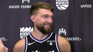 Domantas Sabonis Press Conference  Kings Media Day 202324 [upl. by Shyamal]