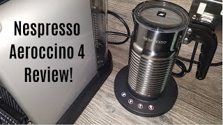 Nespresso Aeroccino 4 Milk Frother Review  Worth upgrading from the Aeroccino 3 [upl. by Lecroy]