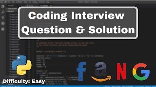 Python Coding Interview Preparation  For Beginners [upl. by Sunny925]