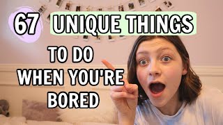 67 Actual FUN Things To Do When Youre Bored  Bethany [upl. by Newbill944]