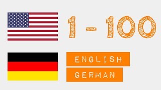 Zahlen von 1 bis 100 auf  Englisch  Deutsch [upl. by Eras488]