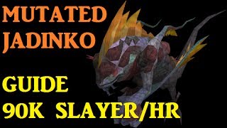 Mutated Jadinko Slayer Guide  90K Slay XP per hour Runescape 2014 [upl. by Sherwin]