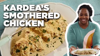 Kardea Browns Carolina Smothered Chicken  Delicious Miss Brown  Food Network [upl. by Sert]