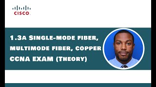 13a Singlemode fiber multimode fiber copper  CCNA Exam Theory [upl. by Ennagem]