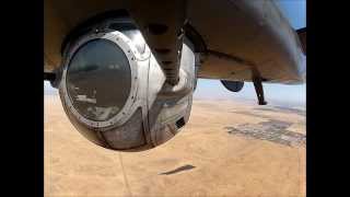 Operating ball turret in the Collings B24J at Bomber Camp [upl. by Sibley]