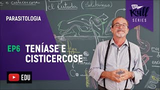 Teníase e Cisticercose Parasitologia  EP 6  Biokrill Series [upl. by Hanway]