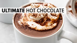 BEST HOT CHOCOLATE  the ONLY recipe you need [upl. by Cleres]