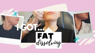 I TRIED FAT DISSOLVING INJECTIONS [upl. by Ahslek]