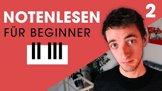 NOTENLESEN  Klavier lernen  TheorieBasics 2  Noten lernen [upl. by Ecnahc]