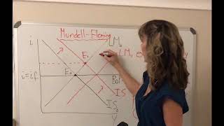 MundellFleming model with a fixed exchange rate and an expansionary fiscal policy Video 15B [upl. by Vladamar561]