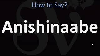 How to Pronounce Anishinaabe CORRECTLY [upl. by Gnik]