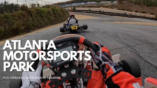 POV ROK Shifter Atlanta Motorsports Park Pre Final Onboard [upl. by Ferneau891]