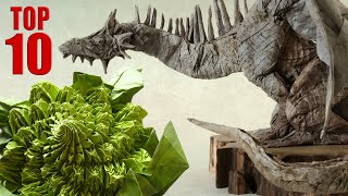 Top 10 Hardest Origami in the World [upl. by Matuag]