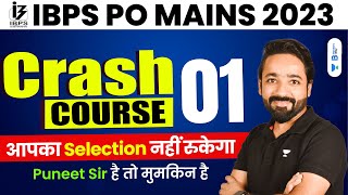 IBPS PO MAINS 2023  Reasoning Crash Course  Part 1  Reasoning by Puneet Sharma [upl. by Ahsilek]