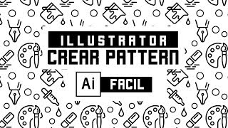 Illustrator  Crear un Pattern Fácil [upl. by Pappas685]