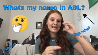 Learn How To Sign Your Name in ASL for Beginners  American Sign Language [upl. by Eirol]