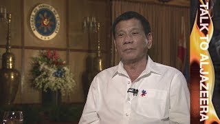 Rodrigo Duterte on drugs death and diplomacy  Talk to Al Jazeera [upl. by Evelunn561]