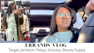 ERRANDS VLOG  Target Grocery Jamaican Pattys Five Below [upl. by Gio]