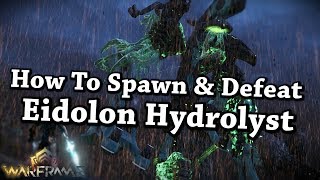 Warframe  How To Spawn amp DefeatCapture Eidolon Hydrolyst [upl. by Avehs]