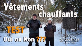 Veste chauffante ou vêtements chauffants  veste amp bas  On a testé pour vous [upl. by Dean]