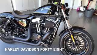 Harley Davidson Forty Eight’s Starting and Sound [upl. by Meehaf]