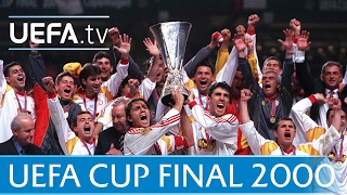 2000 UEFA Cup final highlights  GalatasarayArsenal [upl. by Nallij800]