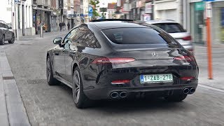 MercedesAMG GT 53 4MATIC 4Door Coupé  Exhaust Sounds on the Road [upl. by Erica]