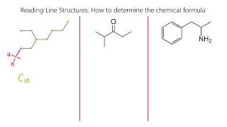 Reading Skeletal Line Structures Organic Chemistry Part 1 [upl. by Grefer139]