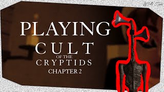 Playing SIREN HEAD Cult of the Cryptids ORIGIN Chapter Two Roblox [upl. by Hayalat653]