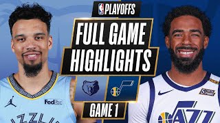 8 GRIZZLIES at 1 JAZZ  FULL GAME HIGHLIGHTS  May 23 2021 [upl. by Ellekcim298]