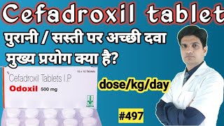 Cefadroxil 500 mg  cefadroxil tablet uses in hindi  odoxil 500 mg  droxyl 500 mg [upl. by Yxel]