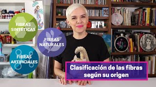 110 Clasificación de las fibras según su origen [upl. by Ettezzil]