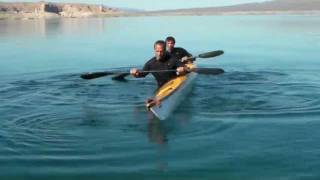 Tandem  Triple Kayak Brace  Rescue Drills [upl. by Anij662]