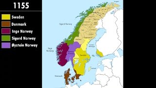 History of Scandinavia Every Year [upl. by Ellecram]