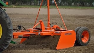 Laser Guided Land Leveler  UNIVERSAL [upl. by Anneiv837]