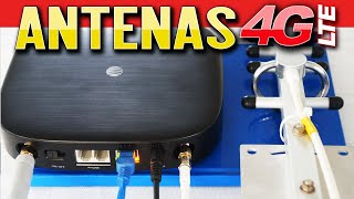 Utilizar Antenas WiFi Externas en ModemRouter 4GLTE  FUNCIONAN [upl. by Manheim]