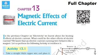 NCERT class 10 chapter 13  Magnetic Effects of Electric Current  Full Chapter [upl. by Toblat]