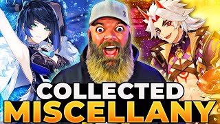 New Player Reacts To EVERY Collected Miscellany From Genshin Impact Part 2 THESE ARE AWESOME [upl. by Kauffman865]