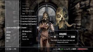 Skyrim  Change Follower Companion Armor Clothes Gear [upl. by Weikert]