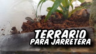 Como hacer un terrario Serpiente Jarretera [upl. by Whitney120]