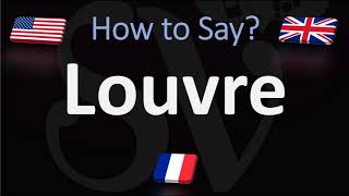 How to Pronounce Louvre  Paris Museum Pronunciation Native Speaker [upl. by Coffey]